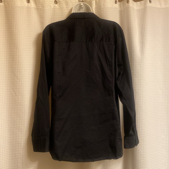 Lane Bryant black classic button front blouse size 26 - Picture 6 of 8